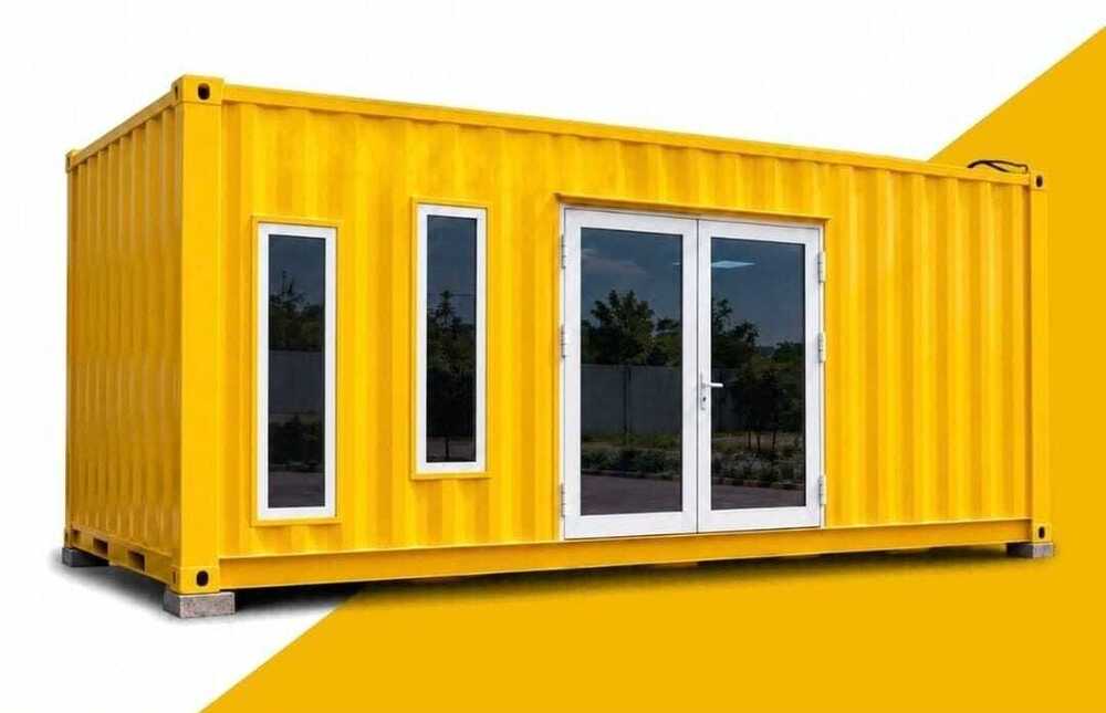 Container Office Cabin - Color: White
