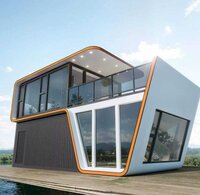 Prefabricated Portable Building - Color: Blue & White