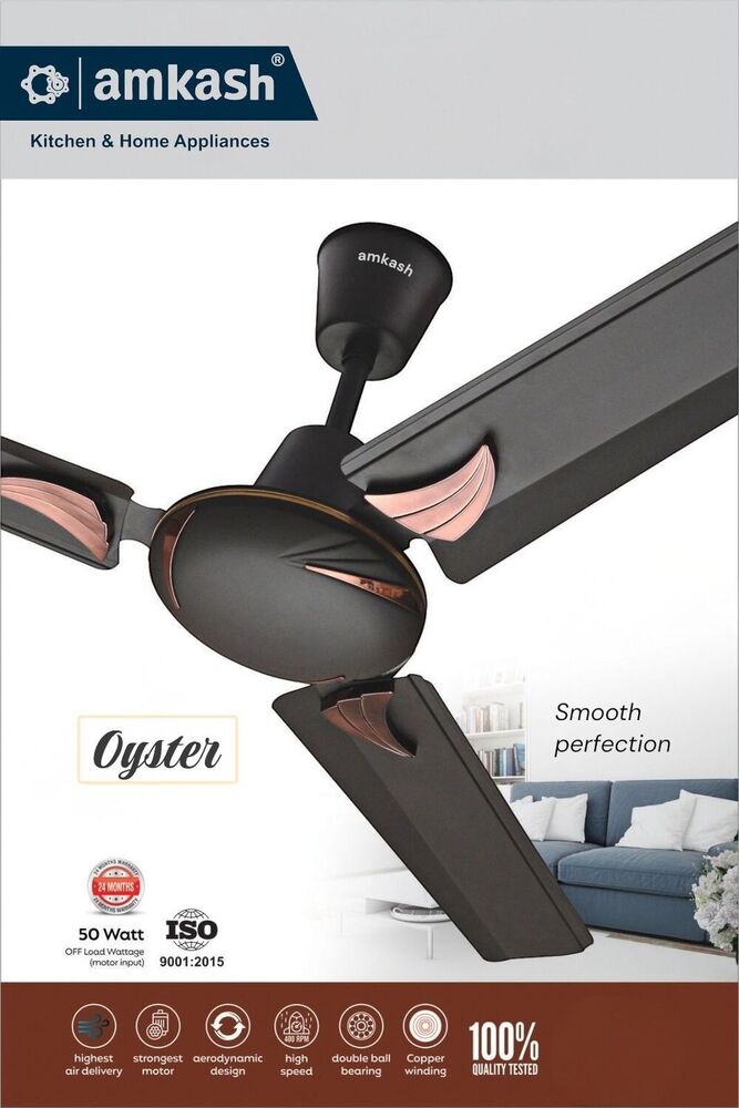 Oyster 3 Blade Ceiling Fan