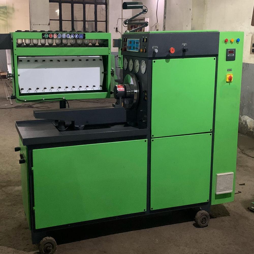 Pump Testing Machine - Mild Steel, Green Color, Automatic Operation | Industrial Use, Electrical Power Source, Painted Surface, Warranty Included