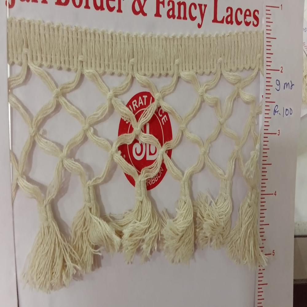 Fancy Jute Lace - Material: Cotton