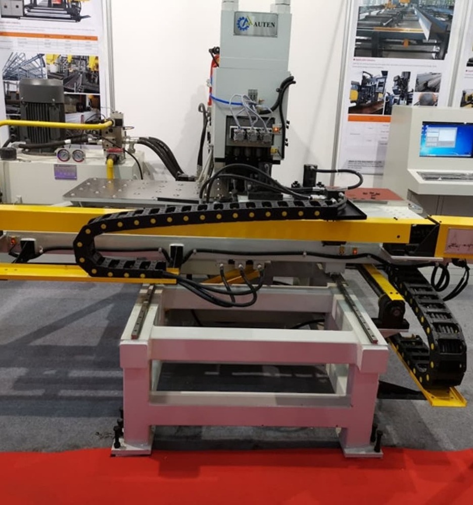 Steel Tower Industry Cnc Plate Punching Marking And Drilling Machine Transmission Tower Manufacturing - Power Source: Electric