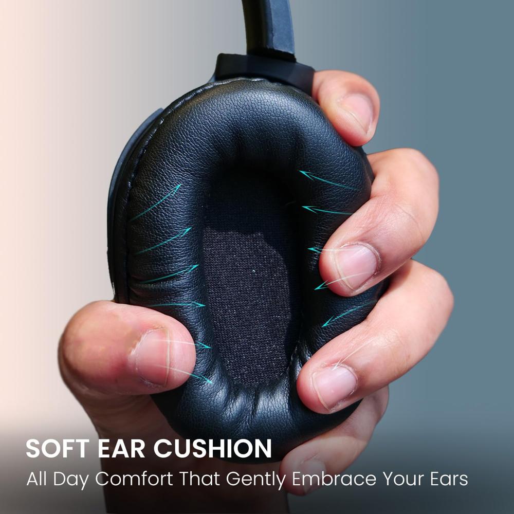 Portronics Muffs M4 Over Ear Bluetooth Headphone with Upto 40 Hours Playtime, Powerful Bass,