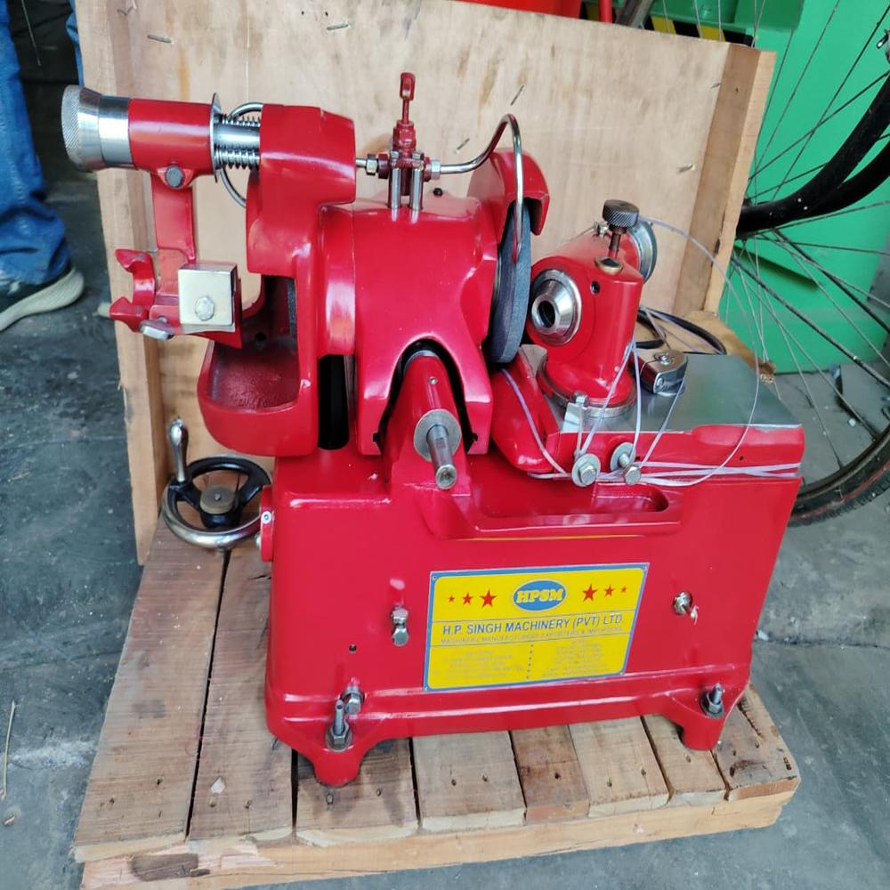 Valve Refacer Machine - 0.5 Hp Power, Valve Stem Capacity 6mm To 14mm, 0 To 90 Degree Adjustment | Semi-automatic Operation, Green Painted Finish, Suitable For Industrial Use, Warranty Included