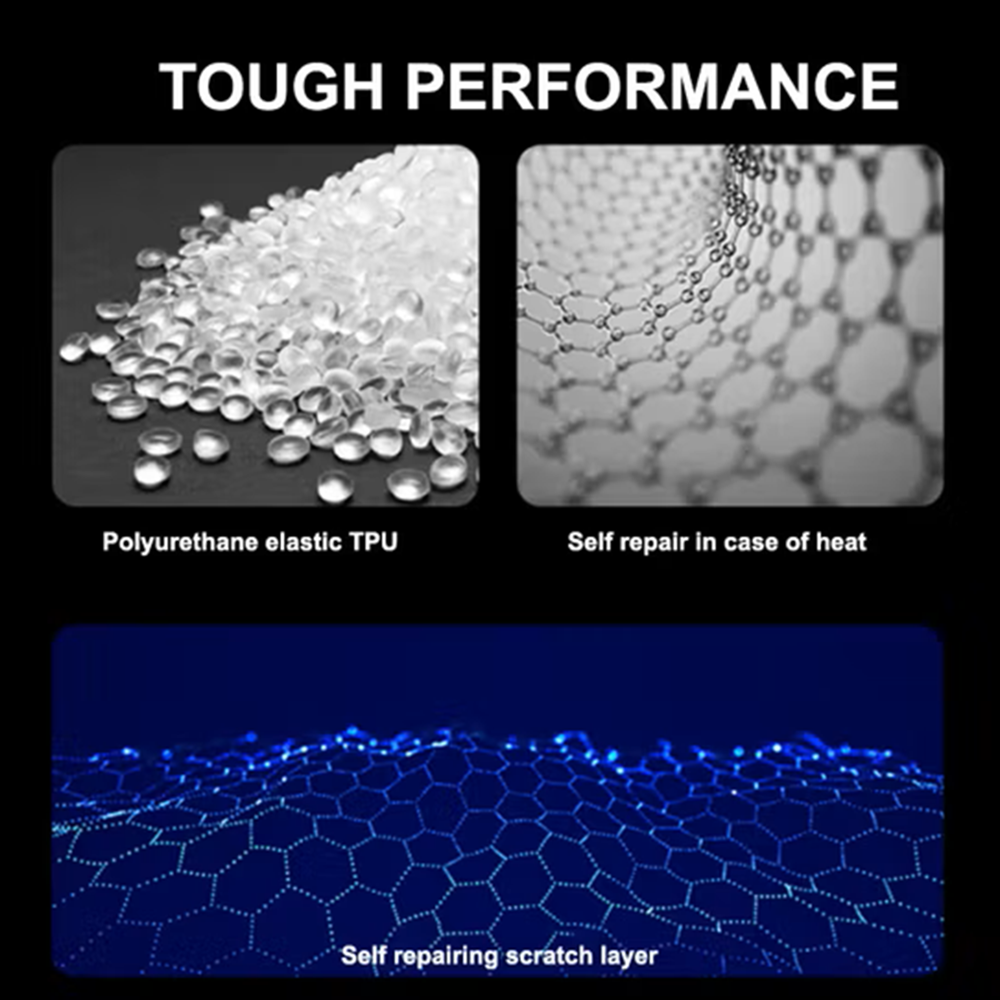AUTOZCRAVE PPF Display Particle Material Comparison Set | TPU PVC TPH Paint Protection Film Samples