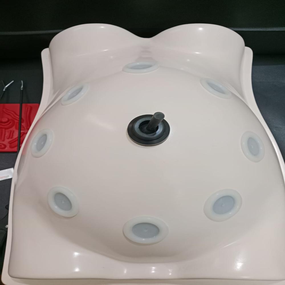 Laparoscopic abdomen shape Endo Trainer with 5 basic training instruments set