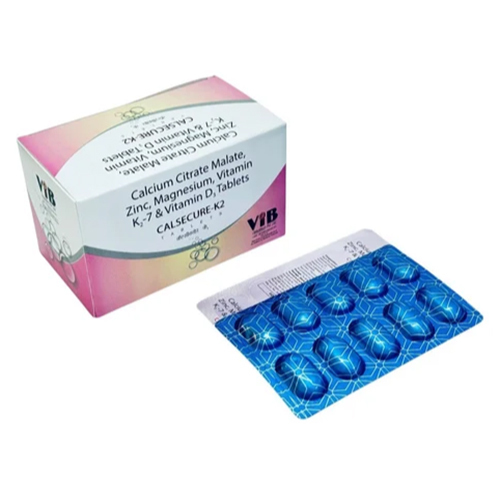 Calcium Citrate Malate Plus Zinc Plus Vitamin K2 7 And-D3