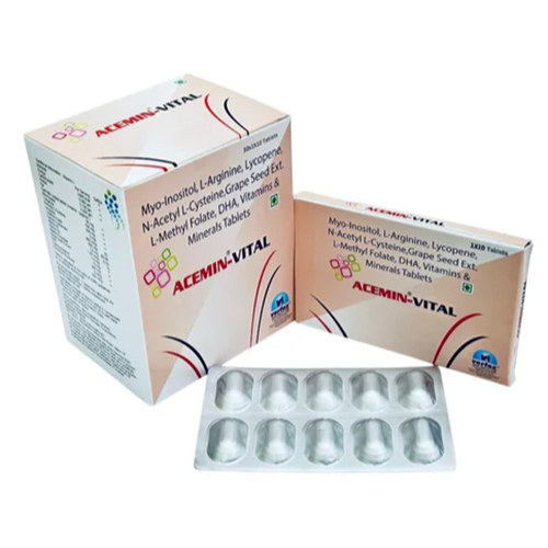 Myo-inositol Plus L-arginine Plus N-acetyl L-cysteine Plus Lycopene Plus L-methyl Folate Plus Vitamin And Minerals