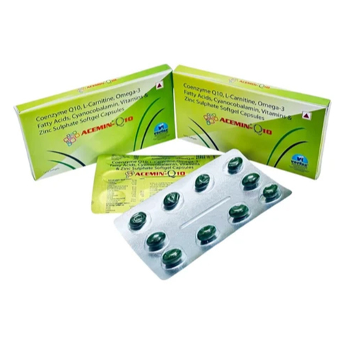 Coenzyme Q10, L-Carnitine, Omega-3 And Cyanocobalamin Capsules