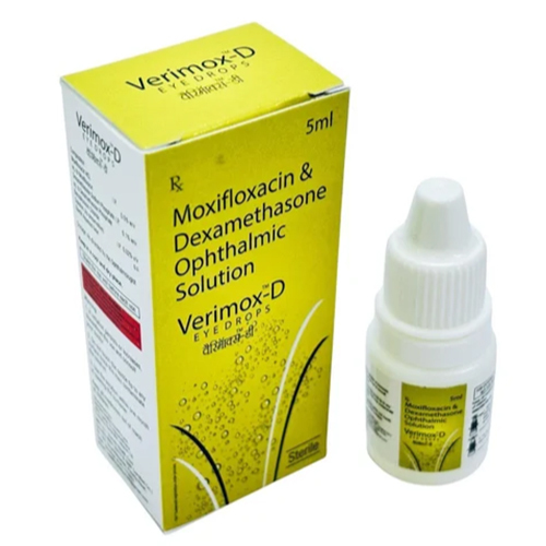 Moxifloxacin 0.5% Plus Dexamethasone Phosphate 0.1%