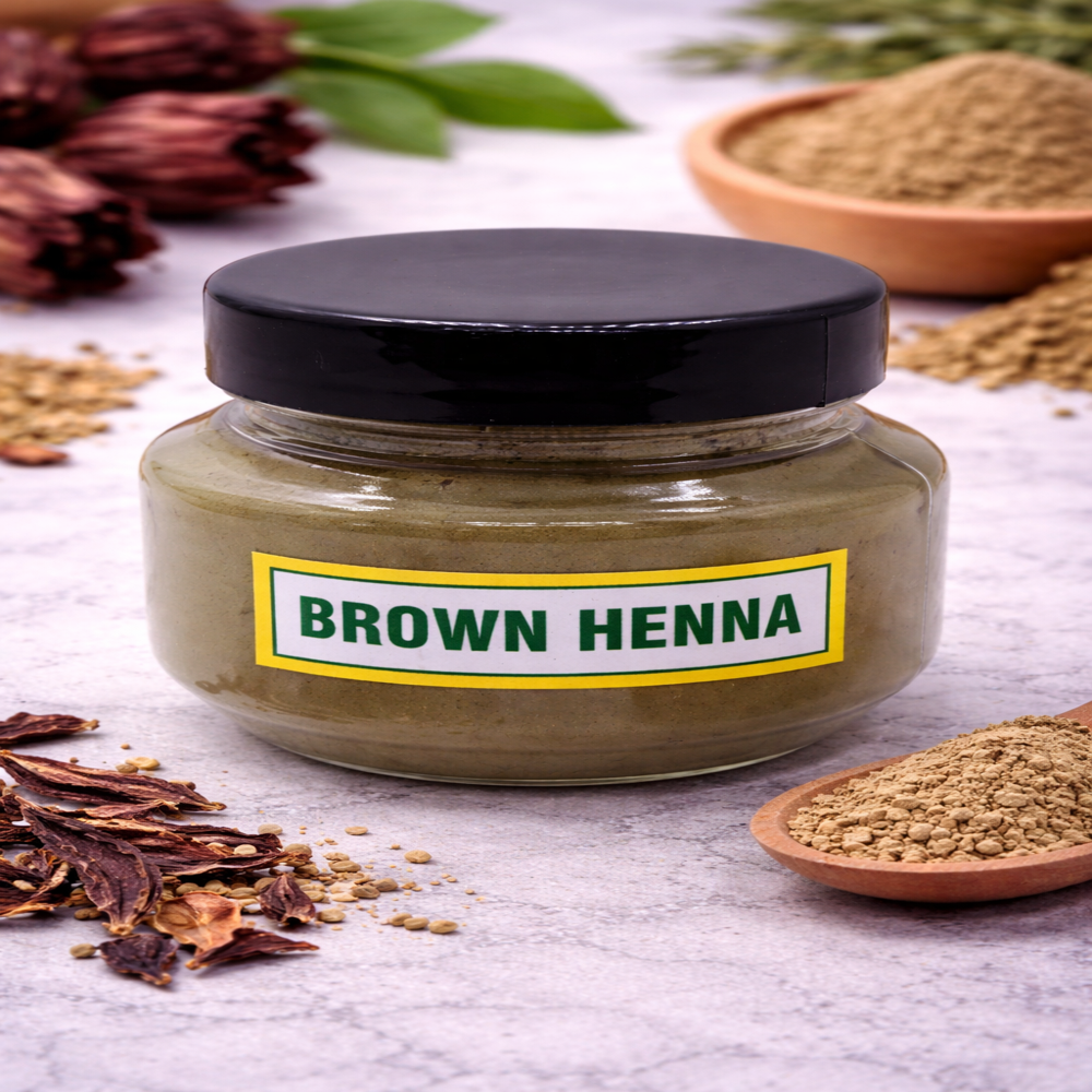 Natural Brown Henna Hair Colour