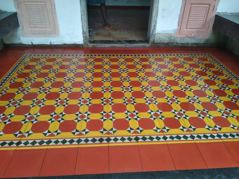 Floral Motif Traditional Tiles