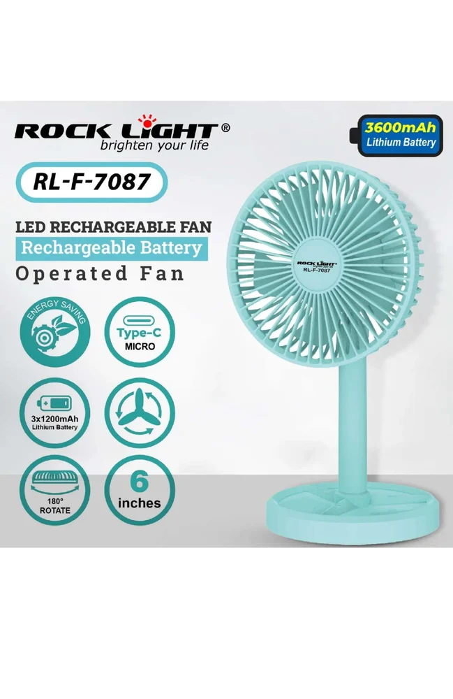 Rock Light RL-F-7087 Table Fan