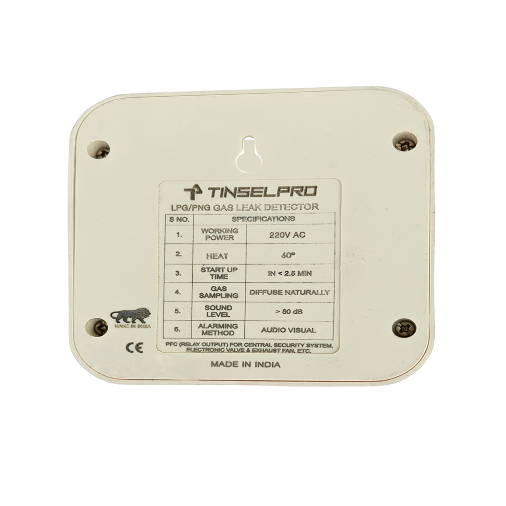 Tinselpro Domestic LPG - PNG - CNG - LNG Gas Detector