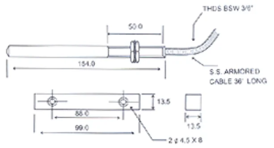 Overhead Mount Magnetic Switch 