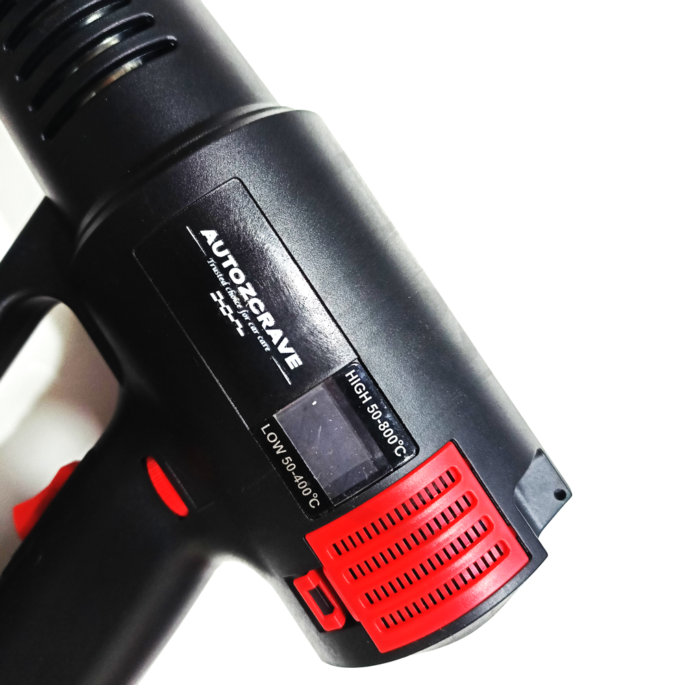 AUTOZCRAVE Heat Gun - Professional Hot Air Tool for PPF, Vinyl & Tinting