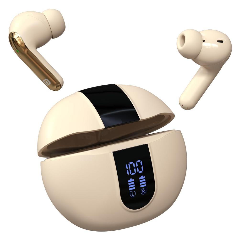 Portronics Twins 29 Anc In-ear Tws Wireless Bluetooth Earbuds With Digital Display, Upto 30 Hours Playtime - Bluetooth Version: 5.4