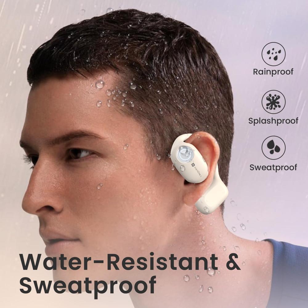 Portronics Harmonics Twins 30 Over Ear OWS Smart Wireless Earbuds with HD Mic, Secure &