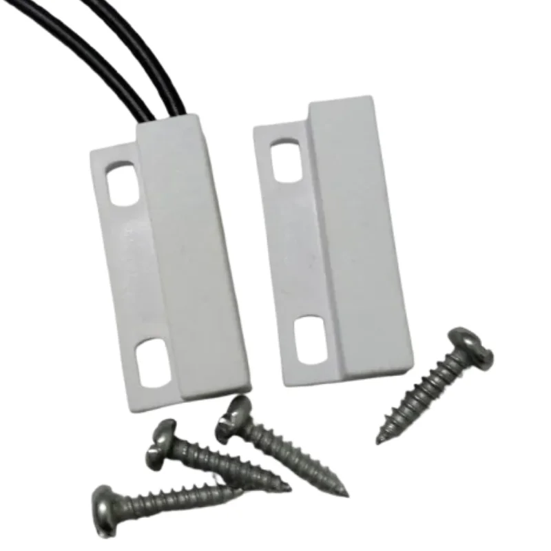 Stick-On Contact Flange NC Magnetic Reed Switch