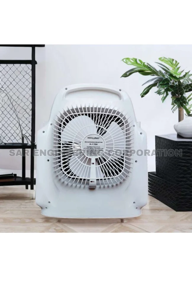 Rock Light RL-F-7094 Rechargeable Solar Fan