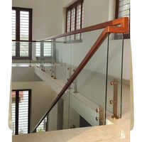 Wooden Glass Railing