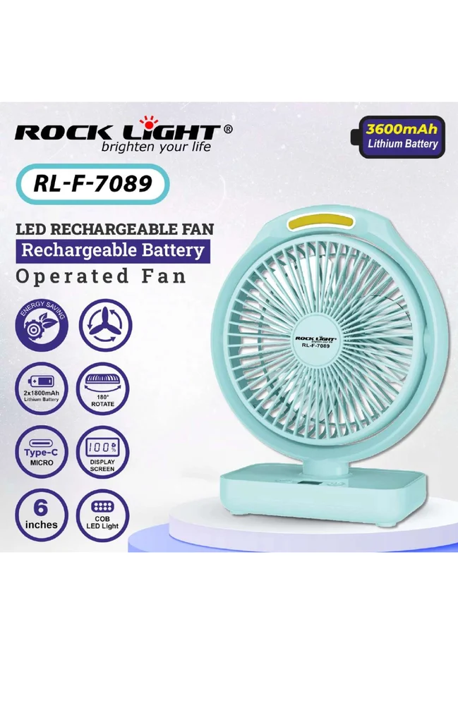 Rock Light RL-F-7089 Table Fan