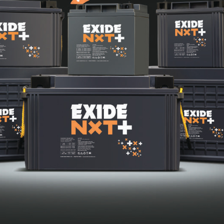 Exide Sealed Lead Acid Battery - Capacity: 100 Ah T/Hr