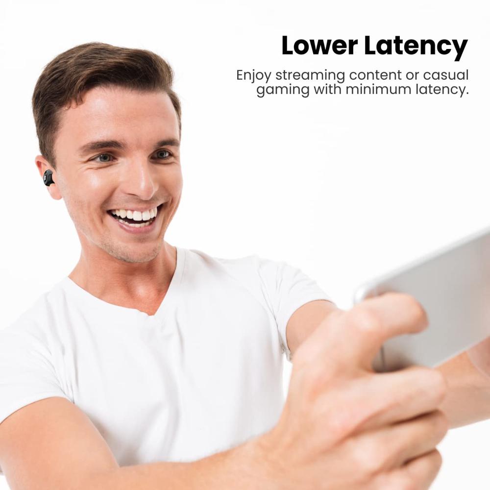 Portronics Harmonics Twins S3 Smart TWS Bluetooth 5.2 Earbuds with 20 Hrs Playtime