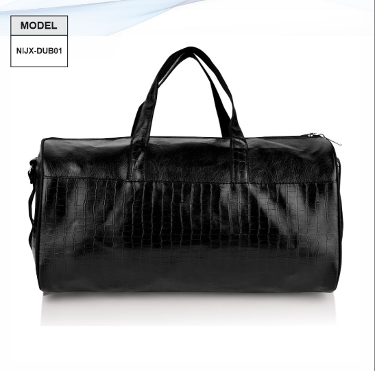 Duffle Bag Croc Black