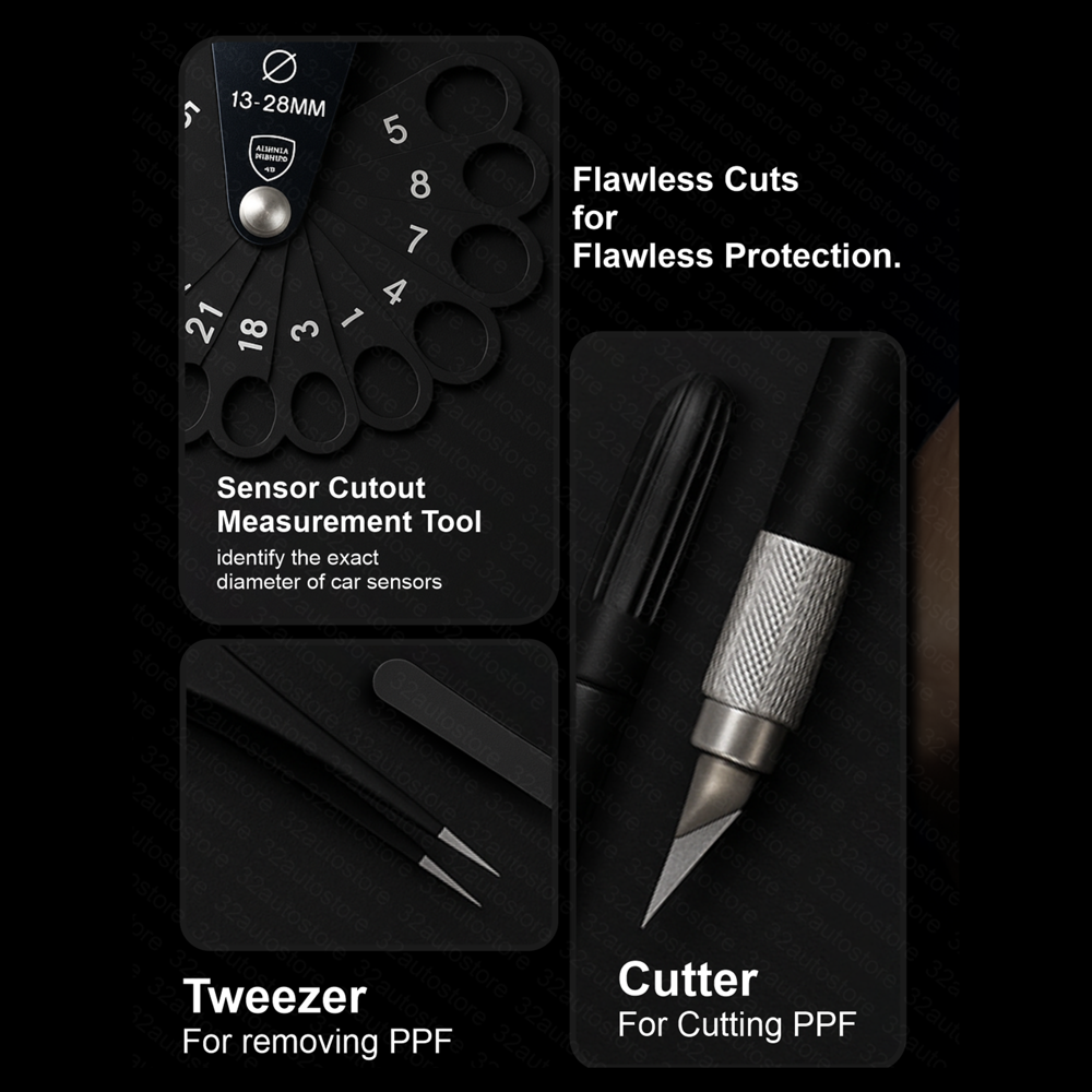 Autozcrave Sensor Cutting Tool - Precision Film Cutting Tool For Ppf And Vinyl - Diameter: 22 Mm