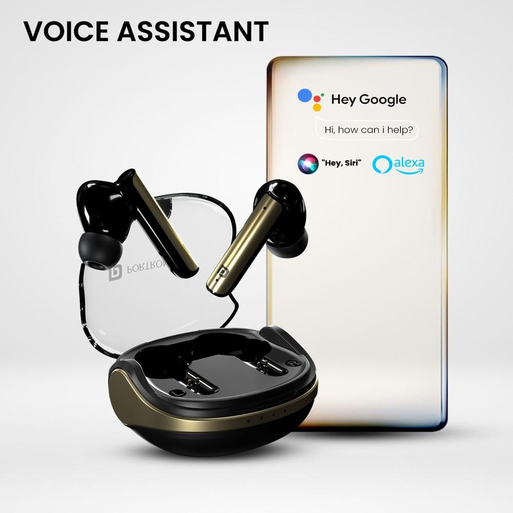 Portronics Harmonics Twins S7 True Wireless in Ear Earbuds with 35Hrs Playtime