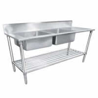 Hitkn -WT 102 Working Table with Two Sinks