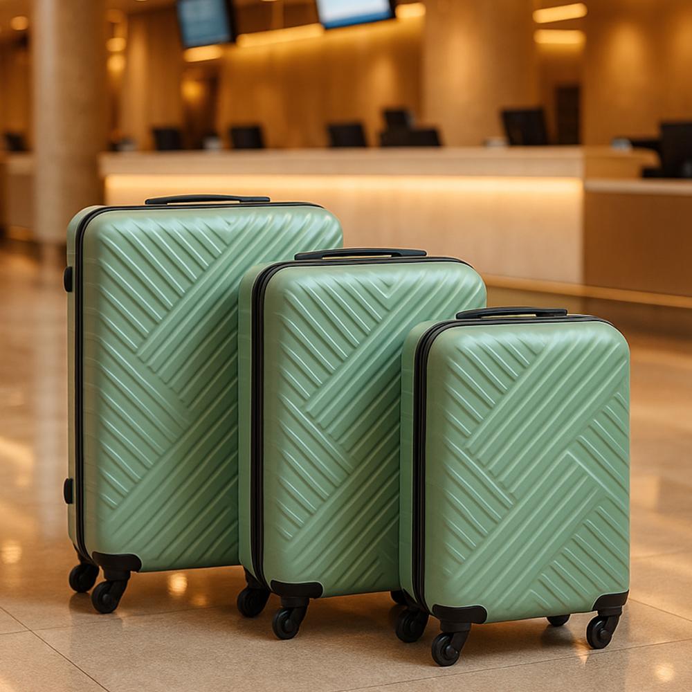 Travel Suitcases Set (3 Pcs Set / Different Size) - Age Group: 11+