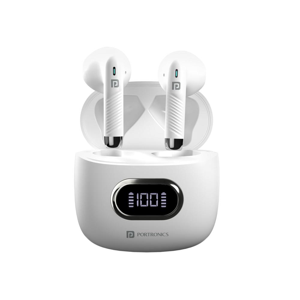 Portronics Harmonics Twins S9 True Wireless in Ear Earbuds with Upto 30H Playtime, Digital