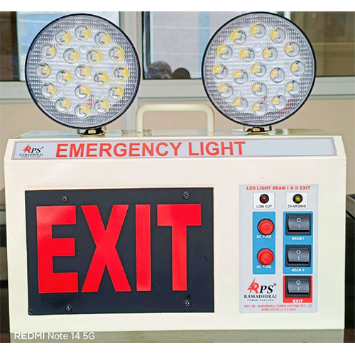 Emergency Exit Light Red