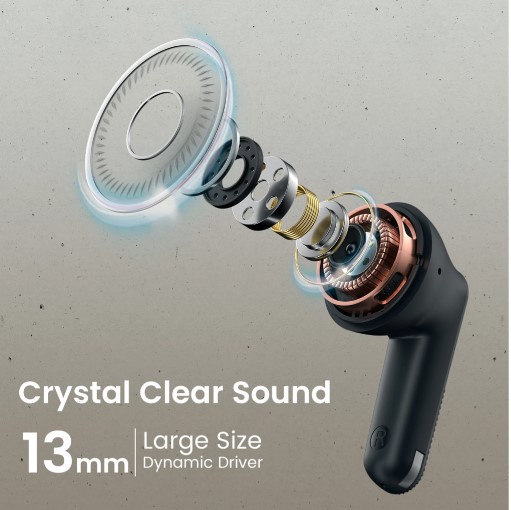 Portronics Harmonics Twins S18 in Ear TWS Earbud,30H Playtime,HD Mic, Game/Music Mode Bluetooth Headset (Black, In the Ear)