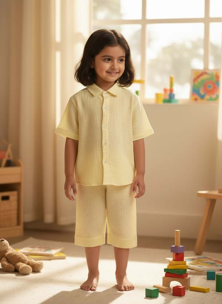 Cotton muslin Co-ord set