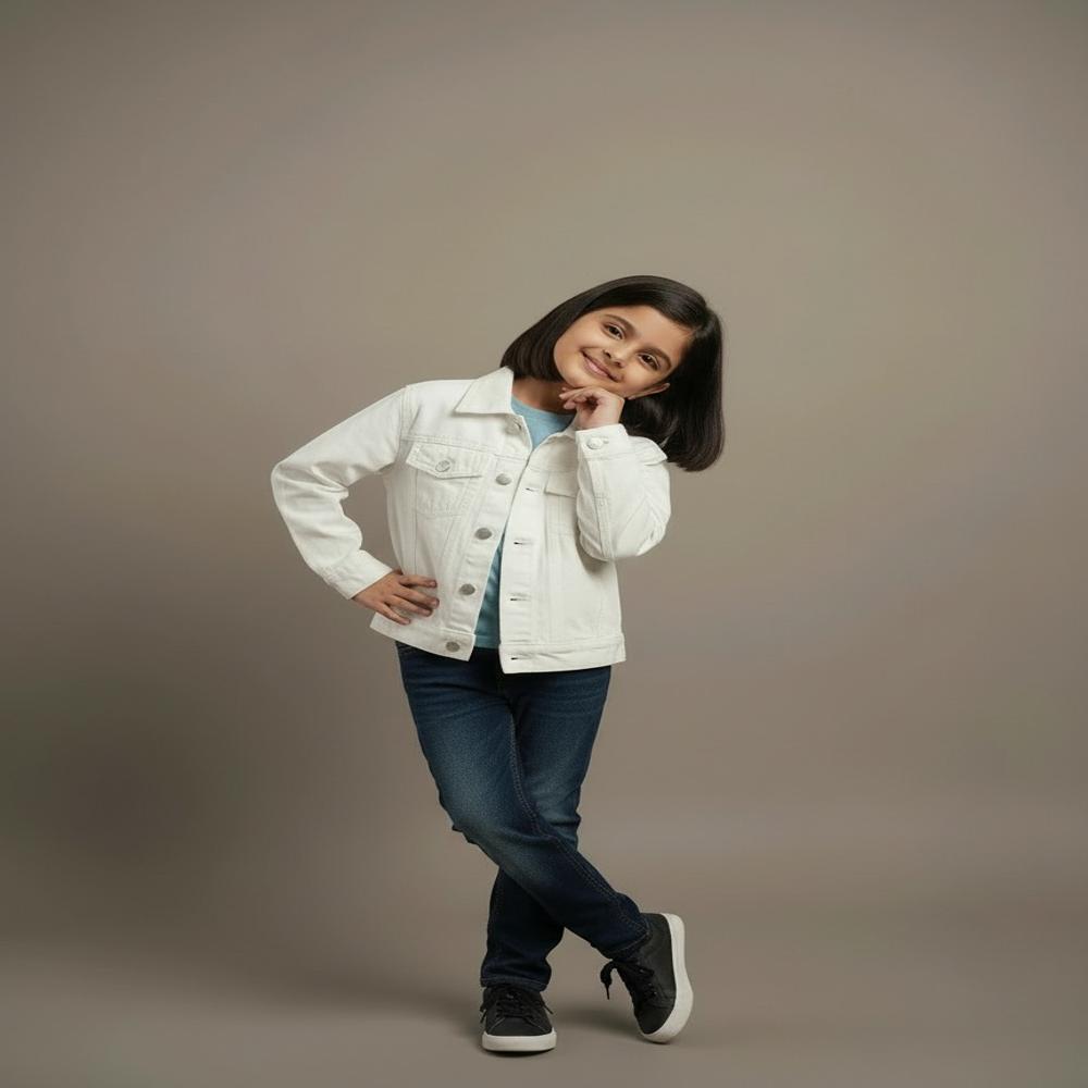 Kids Denim Jacket By Gray N Black Sales Private Limited