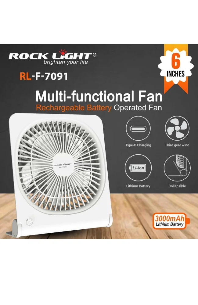 Rock Light RL-F-7091 Table Fan