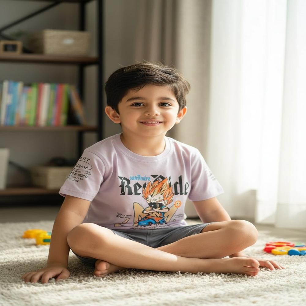 Kids Round Neck T Shirt