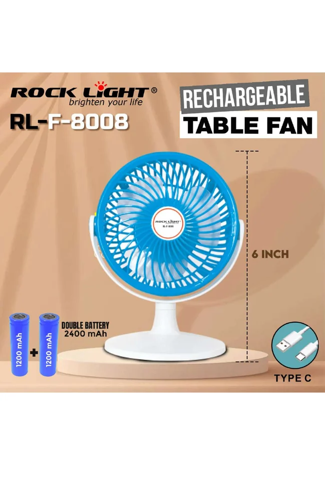 Rock Light RL-F-8008 Table Fan