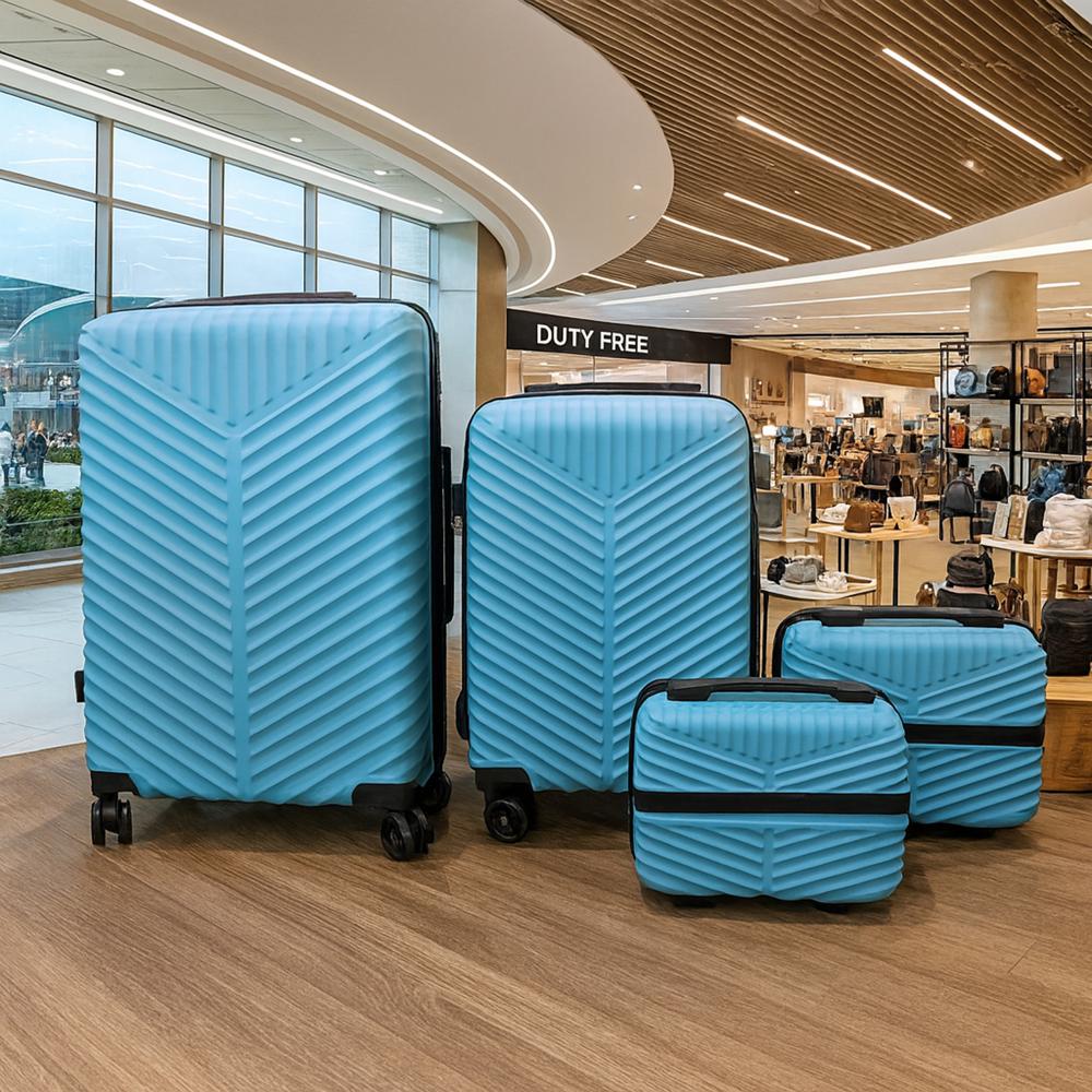 Stylish Hard Shell Suitcase Set (4 in 1)
