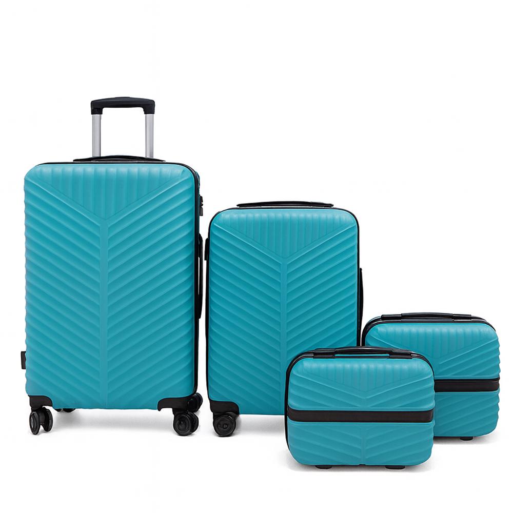 Stylish Hard Shell Suitcase Set (4 in 1)