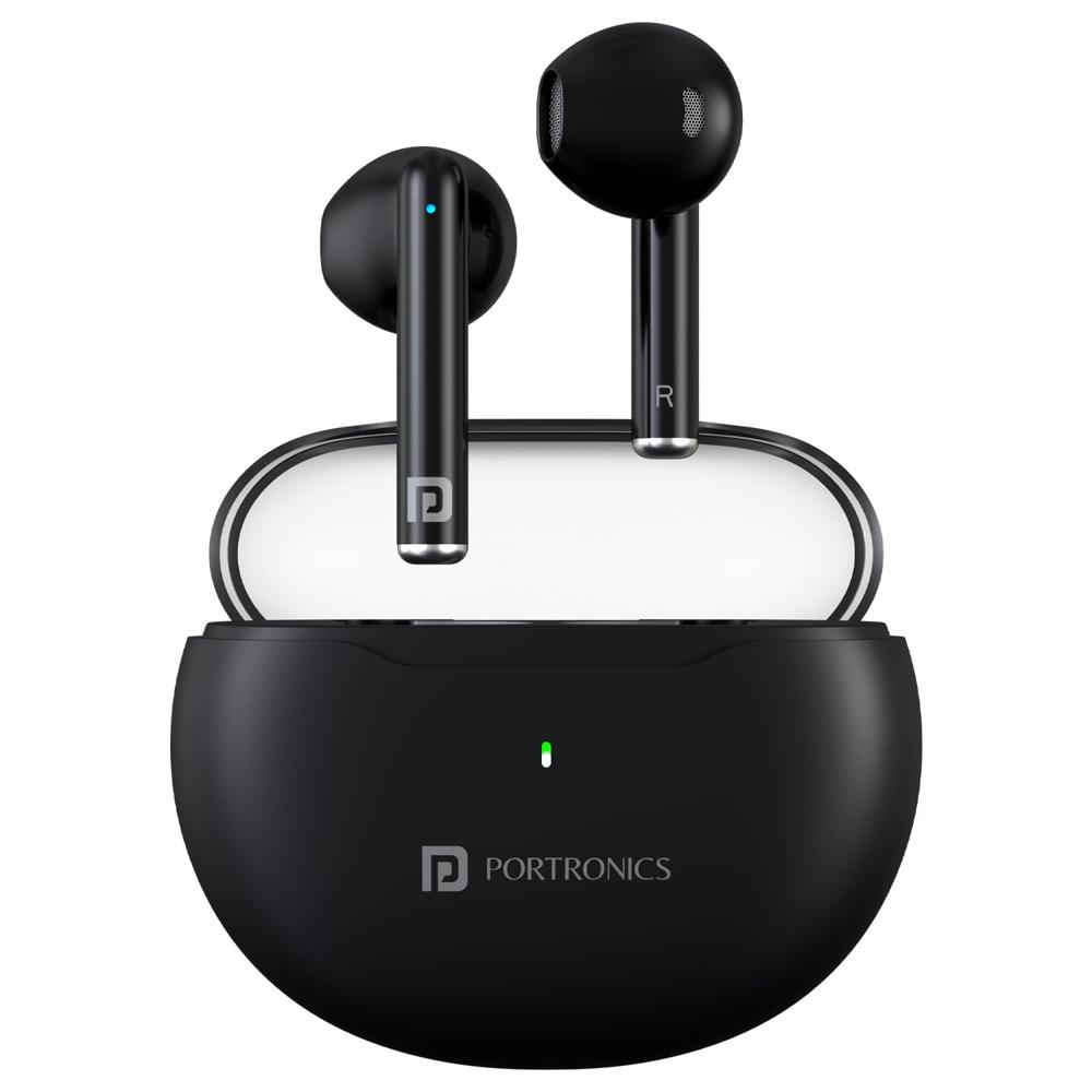Portronics Twins S20 in Ear TWS Earbuds with 35 Hour Playtime, Touch Control, Low Latency, Game