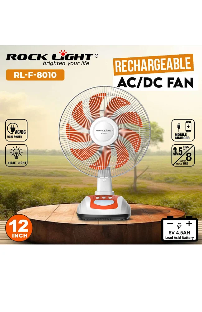 Rock Light RL-F-8010 Table Fan
