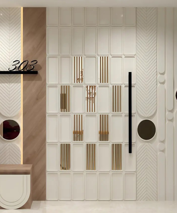 Modern Art Interior Safety Door