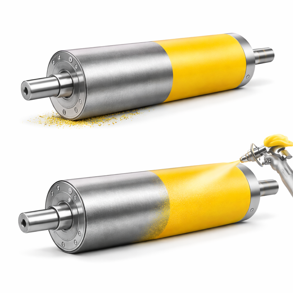 Mild Steel Roller PU Coating