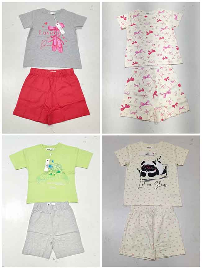 B16602 | Minoti Boys and Girls Short Sets