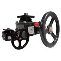 Manual Override Gear Box - Cast Iron, 300mm Handwheel, Grey | Bi-directional Worm Gearing, Ip65 Protection, Up To 2000 Nm Torque