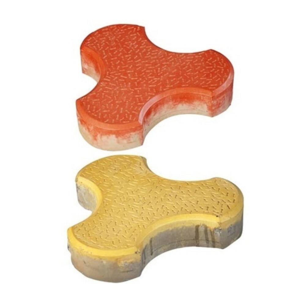 Colorado Interlocking Paver Block - Color: Yellow & Orange'